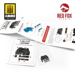 画像2: レッドフォックススタジオ[RFSQS-32003]1/32 P-38L-5-LO ライトニング用3Dアクリル インパネ (トランペッター用)