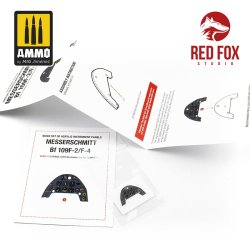 画像2: レッドフォックススタジオ[RFSQS-32010]1/32 Bf109F-4用3Dアクリルインパネ (トランペッター用)