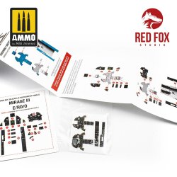 画像2: レッドフォックススタジオ[RFSQS-32011]1/32 ミラージュIIIE/RD/O用3Dアクリル インパネ (レベル用)