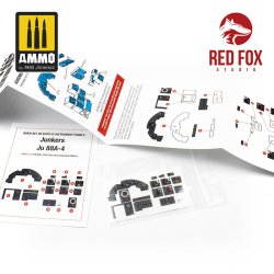 画像2: レッドフォックススタジオ[RFSQS-32012]1/32 Ju88A-4用3Dアクリルインパネ (レベル用)