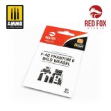 レッドフォックススタジオ[RFSQS-32013]1/32 F-4G ファントムII ワイルドウィーゼル用 3Dアクリルインパネ (レベル用)