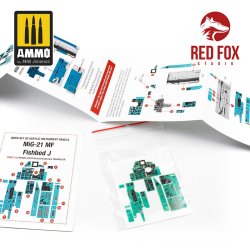 画像2: レッドフォックススタジオ[RFSQS-32016]1/32 MiG-21MF フィシュベッドJ用3Dアクリル インパネ (トランペッター用)