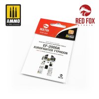 レッドフォックススタジオ[RFSQS-32018]1/32 EF-2000A ユーロファイタータイフーン用 3Dアクリルインパネ (トランペッター用)