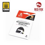 レッドフォックススタジオ[RFSQS-32020]1/32 Bf109G-6用3Dアクリルインパネ (トランペッター用)