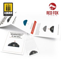 画像2: レッドフォックススタジオ[RFSQS-32026]1/32 Bf108 タイフン用3Dアクリルインパネ (エデュアルド用)