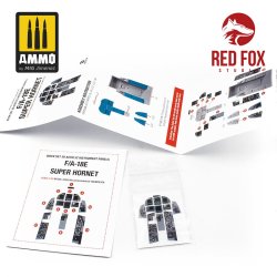 画像2: レッドフォックススタジオ[RFSQS-32040]1/32 F/A-18E スーパーホーネット用3Dアクリル インパネ (トランペッター用)