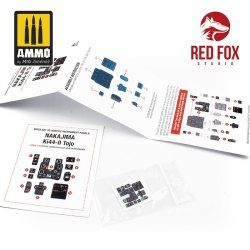 画像2: レッドフォックススタジオ[RFSQS-32049]1/32 キ44-II 鍾馗用3Dアクリルインパネ (ハセガワ用)