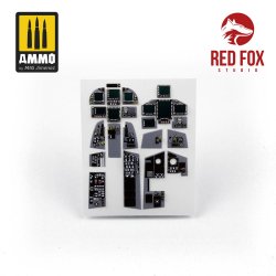 画像3: レッドフォックススタジオ[RFSQS-32061]1/32 EA-18G グラウラー用3Dアクリルインパネ (トランペッター用)