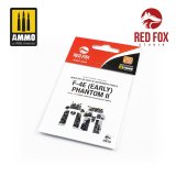 レッドフォックススタジオ[RFSQS-32084]1/32 F-4E ファントムII (前期型)用3Dアクリル インパネ (タミヤ用)