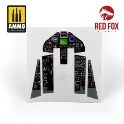 画像3: レッドフォックススタジオ[RFSQS-32085]1/32 F-117A ナイトホーク (後期型)用3D アクリルインパネ (トランペッター用)