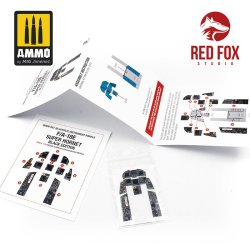 画像2: レッドフォックススタジオ[RFSQS-32086]1/32 F/A-18E スーパーホーネット BE用3D アクリルインパネ (レベル用)