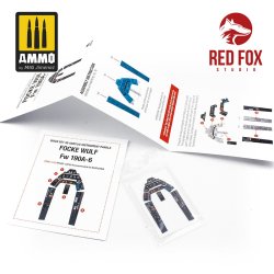 画像2: レッドフォックススタジオ[RFSQS-32092]1/32 Fw190A-6用3Dアクリルインパネ (ハセガワ用)