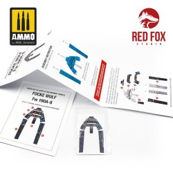 画像2: レッドフォックススタジオ[RFSQS-32094]1/32 Fw190A-8用3Dアクリルインパネ (ハセガワ用)