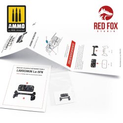 画像2: レッドフォックススタジオ[RFSQS-48001]1/48 La-5FN用3Dアクリルインパネ (ズベズダ用)