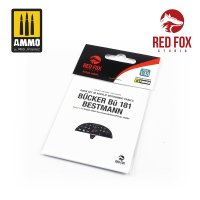 レッドフォックススタジオ[RFSQS-48004]1/48 Bu-181 ベストマン用3Dアクリルインパネ (スペシャルホビー用)