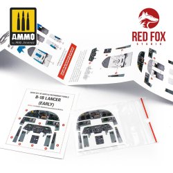 画像2: レッドフォックススタジオ[RFSQS-48009]1/48 B-1B ランサー  (前期型)用3Dアクリル インパネ (レベル用)