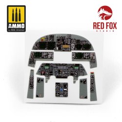 画像3: レッドフォックススタジオ[RFSQS-48009]1/48 B-1B ランサー  (前期型)用3Dアクリル インパネ (レベル用)