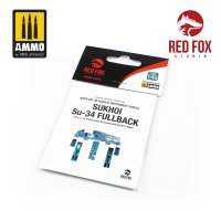 レッドフォックススタジオ[RFSQS-48010]1/48 Su-34 フルバック用3Dアクリルインパネ (キティホーク用)