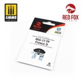 レッドフォックススタジオ[RFSQS-48011]1/48 MiG-17PF フレスコD用3Dアクリル インパネ (ホビーボス用)