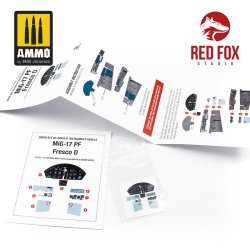 画像2: レッドフォックススタジオ[RFSQS-48011]1/48 MiG-17PF フレスコD用3Dアクリル インパネ (ホビーボス用)