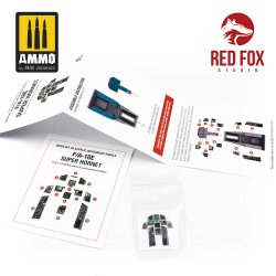 画像2: レッドフォックススタジオ[RFSQS-48033]1/48 F/A-18E スーパーホーネット用3D アクリルインパネ (レベル用)