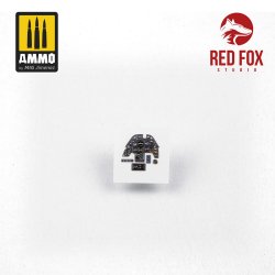画像3: レッドフォックススタジオ[RFSQS-48034]1/48 Bf106G-6 AS用3Dアクリルインパネ (エデュアルド用)