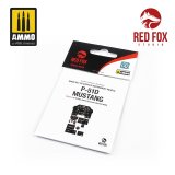 レッドフォックススタジオ[RFSQS-48078]1/48 P-51D-5 マスタング用3Dアクリル インパネ (モンモデル用)
