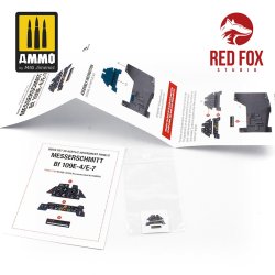 画像2: レッドフォックススタジオ[RFSQS-48105]1/48 Bf109E-4/7用3Dアクリルインパネ (タミヤ用)