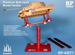 画像3: RPTOOLZ[RP-KRT1]プレミアム・ボールジョイント・モデルホルダー(戦車/AFV用)