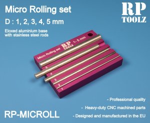 画像1: RPTOOLZ[RP-MICROLL]円筒丸めツール: 1 mm to 5 mm (1)