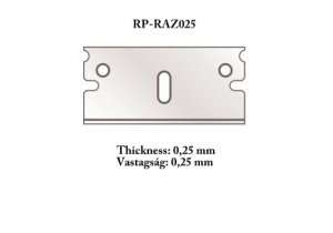 画像1: RPTOOLZ[RP-RAZ025]角度切りカッター用替刃 0.25mm 5枚入り (1)