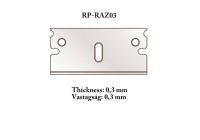 RPTOOLZ[RP-RAZ03]角度切りカッター用替刃 0.3mm 5枚入り