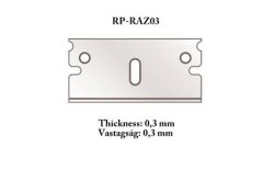 画像1: RPTOOLZ[RP-RAZ03]角度切りカッター用替刃 0.3mm 5枚入り