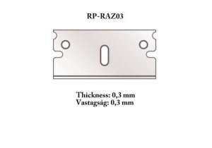 画像1: RPTOOLZ[RP-RAZ03]角度切りカッター用替刃 0.3mm 5枚入り (1)