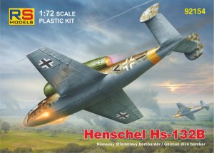 画像1: RS MODELS[RSM92154]1/72　ヘンシェル　Hs.132B (1)