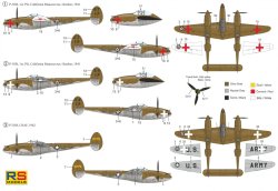 画像2: RS MODELS[RSM92155]1/72　P－38Dライトニング