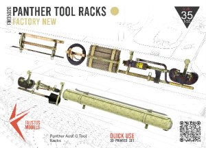 画像1: RTディオラマ[RTDFM35020]1/35 パンサー G型用ツールラック (工場出荷時) (1)