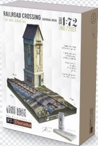 画像1: RTディオラマ[RTD72021]1/72 ディオラマベース：踏切 (1)