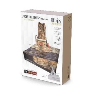 画像1: RTディオラマ[RTD48020]1/48 ディオラマベース："灰の中から" (1)