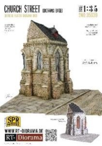 画像1: RTディオラマ[RTD35039]1/35 ディオラマベース：教会の通り (1)