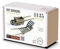 画像1: RTディオラマ[RTD35487]1/35 運搬用一輪車 (2種セット)