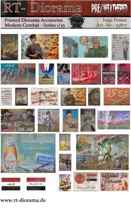 画像1: RTディオラマ[RTD35877]1/35 プリントアクセサリー：イラクのポスター (1)