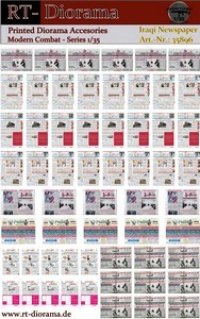 RTディオラマ[RTD35896]1/35 プリントアクセサリー：イラクの新聞