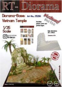 RTディオラマ[RTD35299]1/35 ディオラマベース：ベトナムの寺院