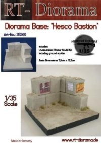 RTディオラマ[RTD35260]1/35 ディオラマベース：ヘスコ防壁