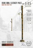 RTディオラマ[RTD35703]1/35 地方の電柱 (2個)(高さ180mm) - M.S