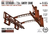 RTディオラマ[RTD35695]1/35 7.5t天井クレーンレール拡張セット