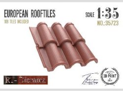 画像1: RTディオラマ[RTD35723]1/35 ヨーロッパの屋根瓦