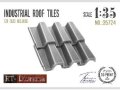RTディオラマ[RTD35724]1/35 工場の屋根瓦