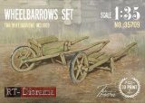 RTディオラマ[RTD35709]1/35 手押し車セット (2種各1)